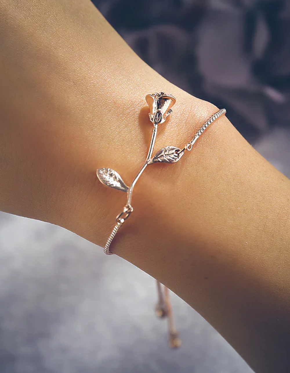 Pulseira Rosa Flor
