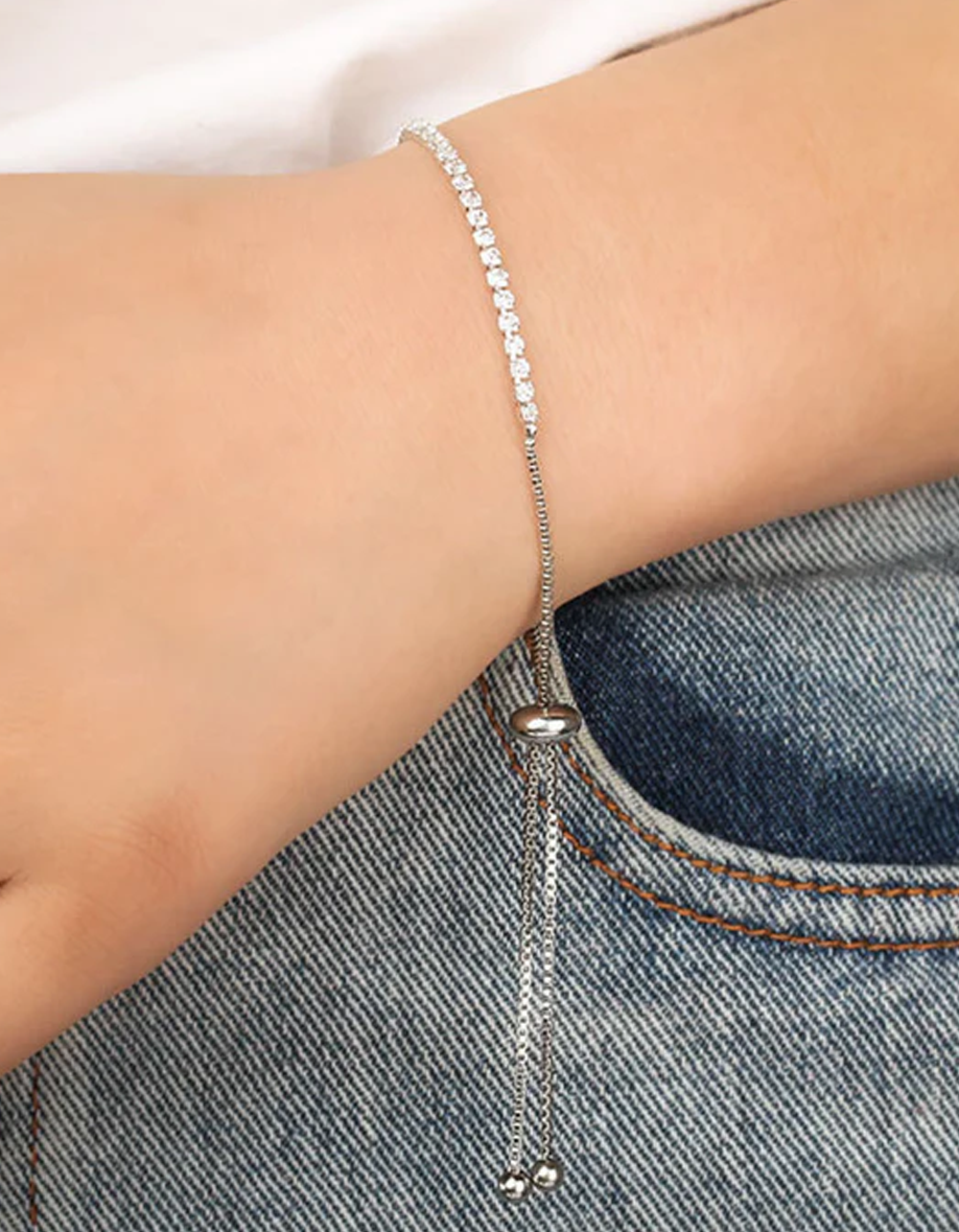 Pulseira de Strass Retrátil Betti