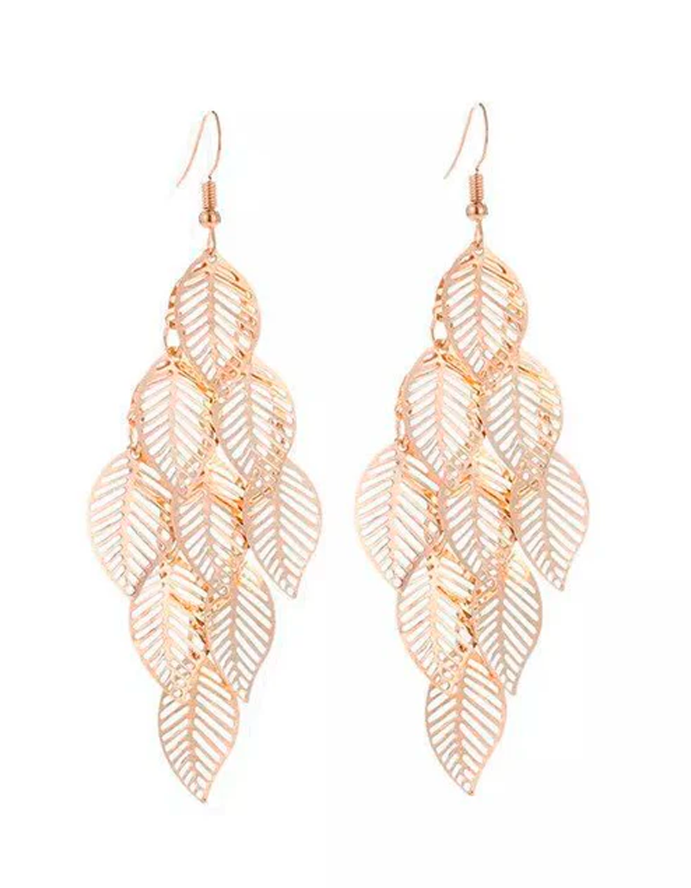 Brincos Folhas Ocas Estela
