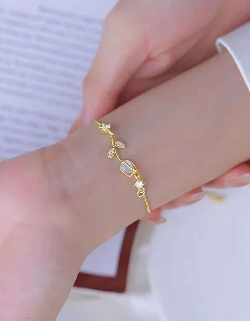 Pulseira de Strass Retrátil Betti
