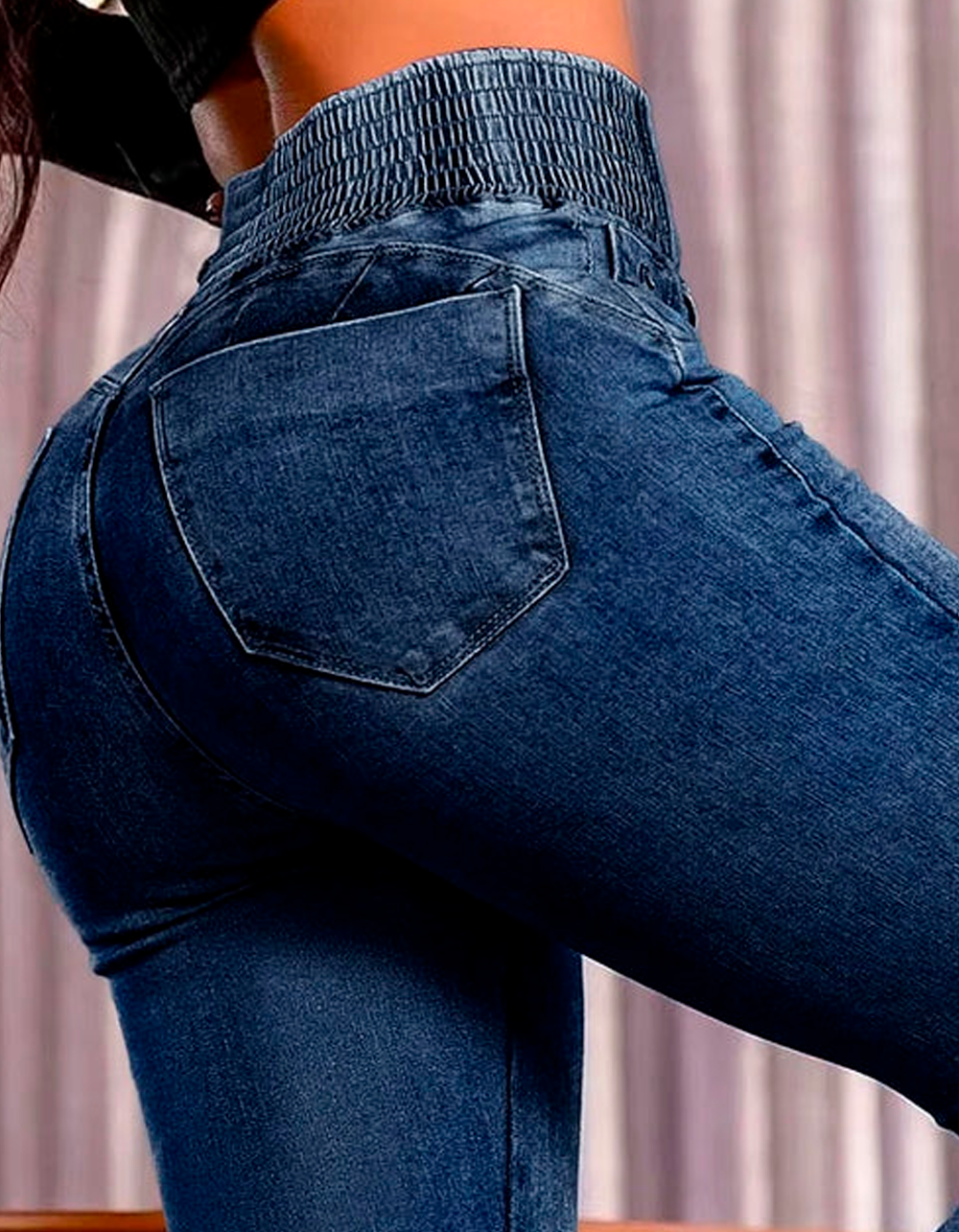 Calça Jeans Cintura Alta Paty