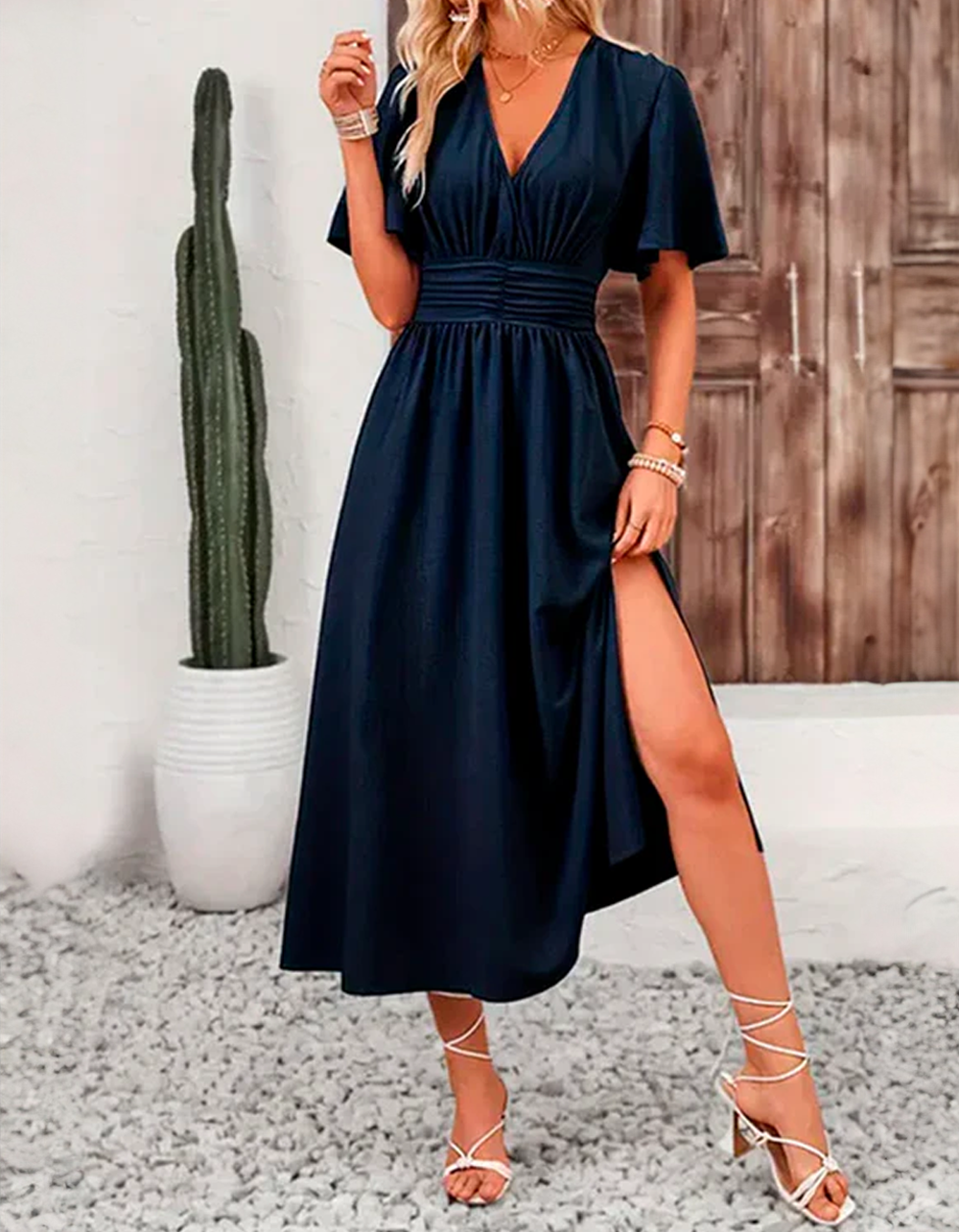 Vestido Plissado Julieta