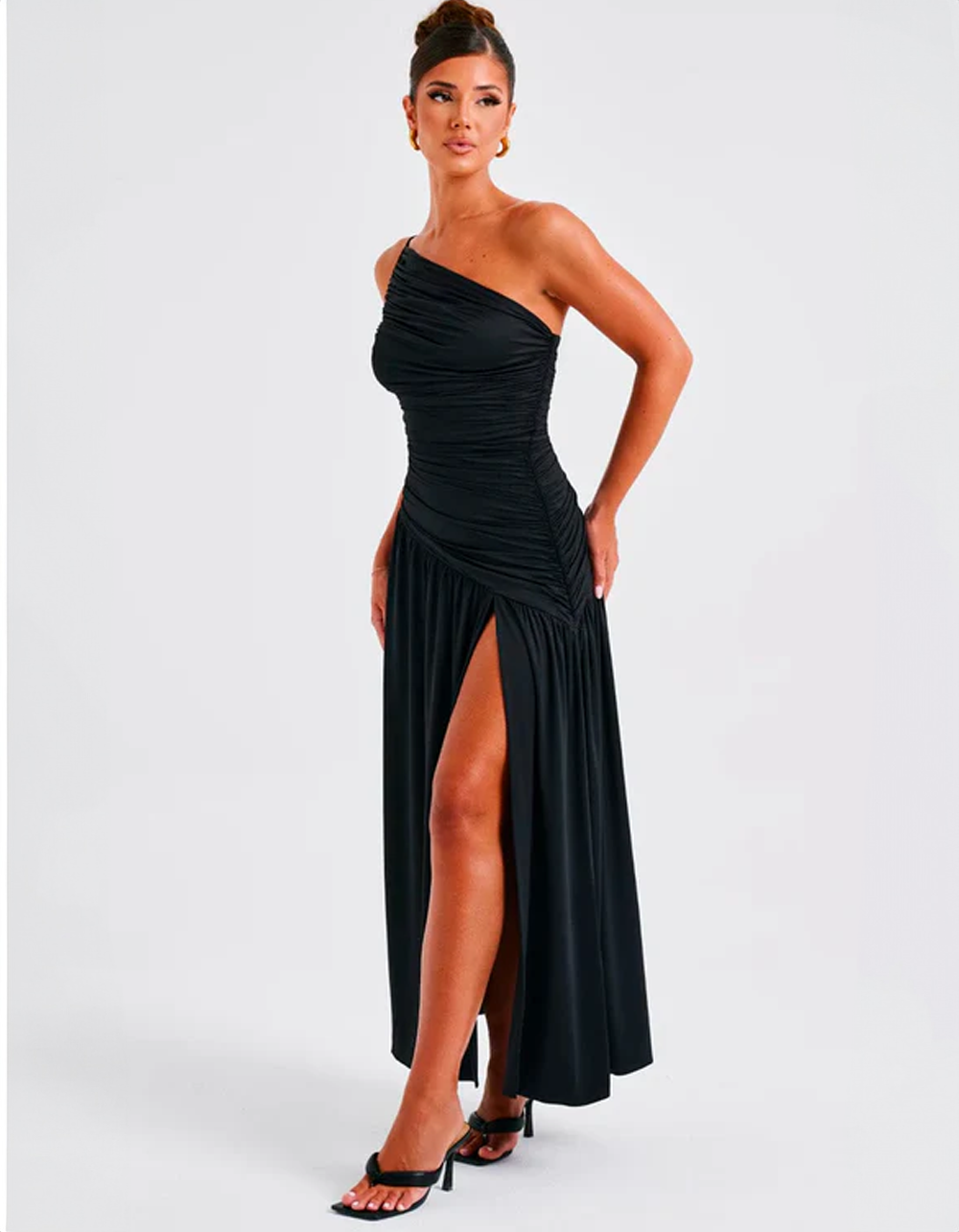 Vestido Com Fenda Micaela