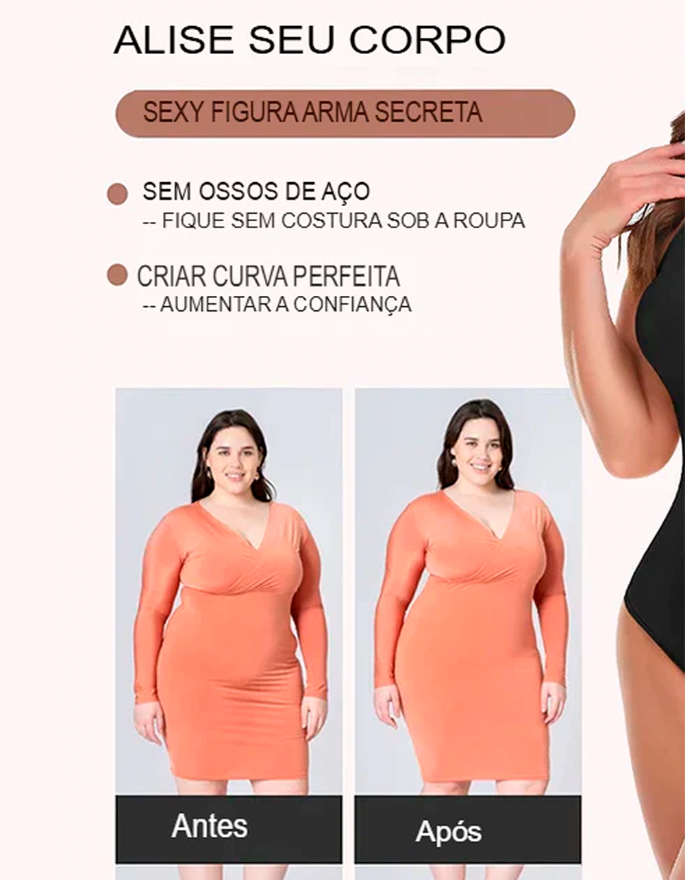 Bodysuit Modelador Levantador de Bumbum Jamile