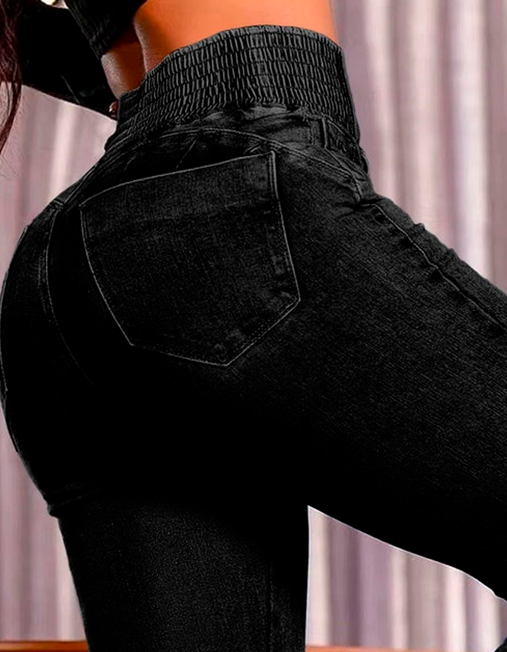 Calça Jeans Cintura Alta Paty