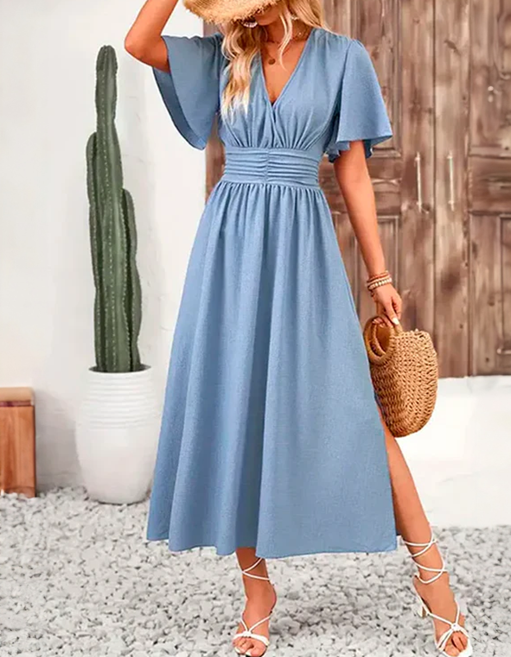 Vestido Plissado Julieta