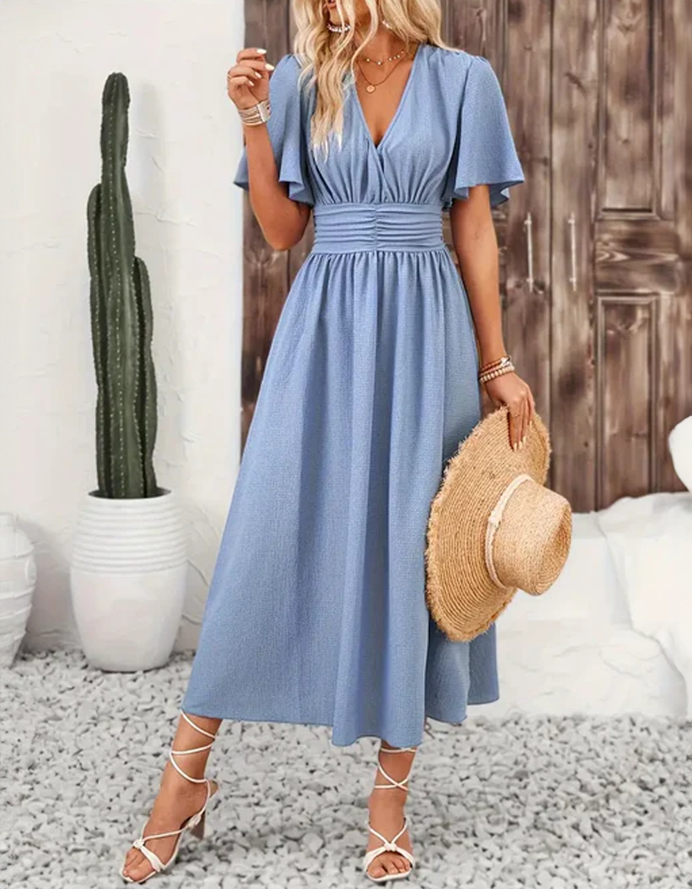 Vestido Plissado Julieta