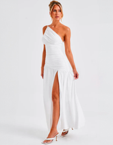 Vestido Com Fenda Micaela