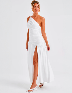Vestido Com Fenda Micaela