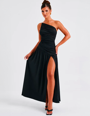 Vestido Com Fenda Micaela