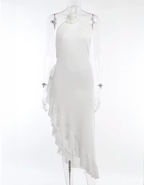 Vestido com Decote em V Priscila