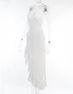 Vestido com Decote em V Priscila